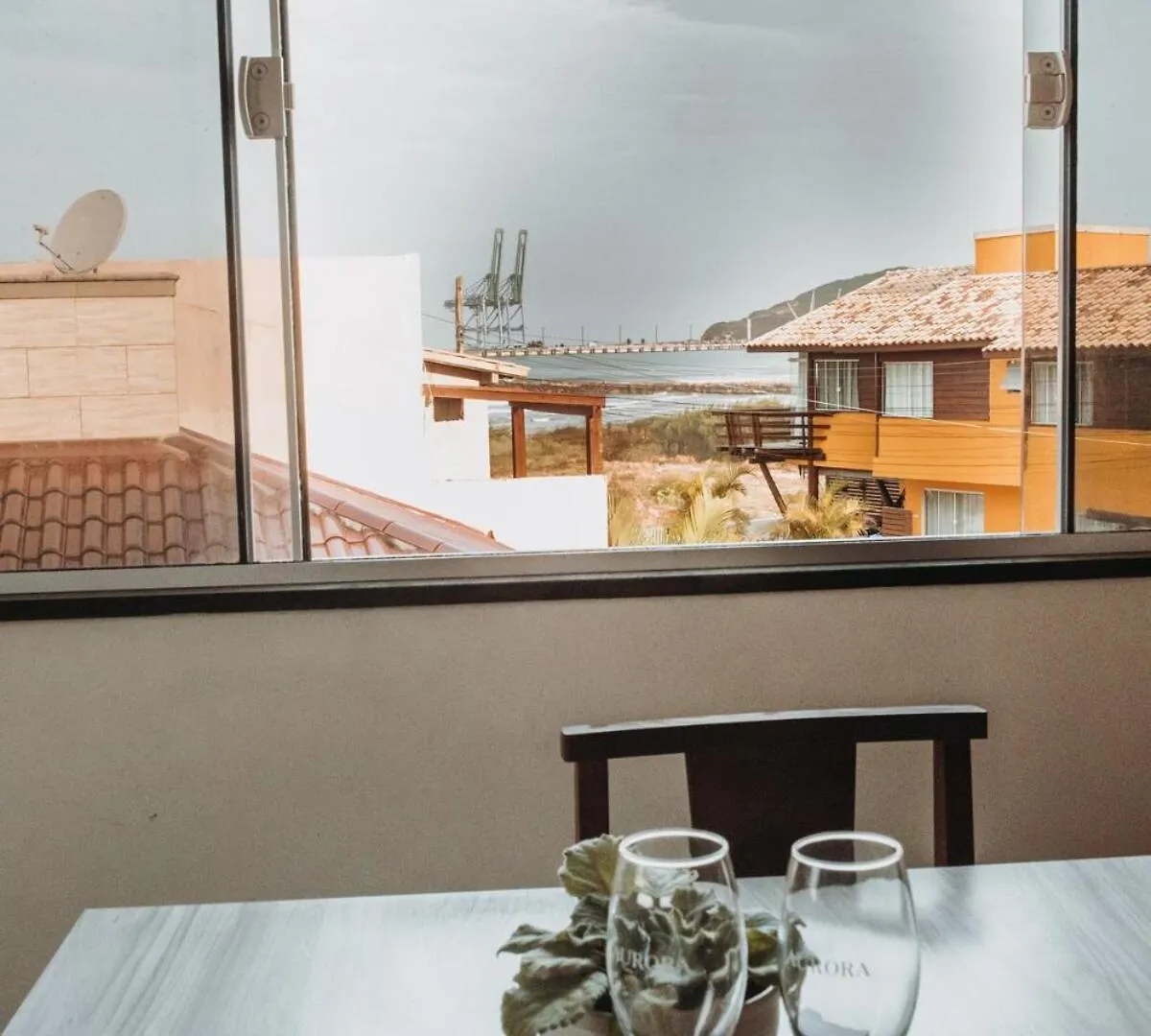Casa Praia Vista Mar-Porto De Imbituba 30 M Beach شقة إيمبيتوبا